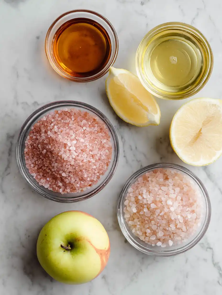 pink salt mounjaro recipe ingredients layout