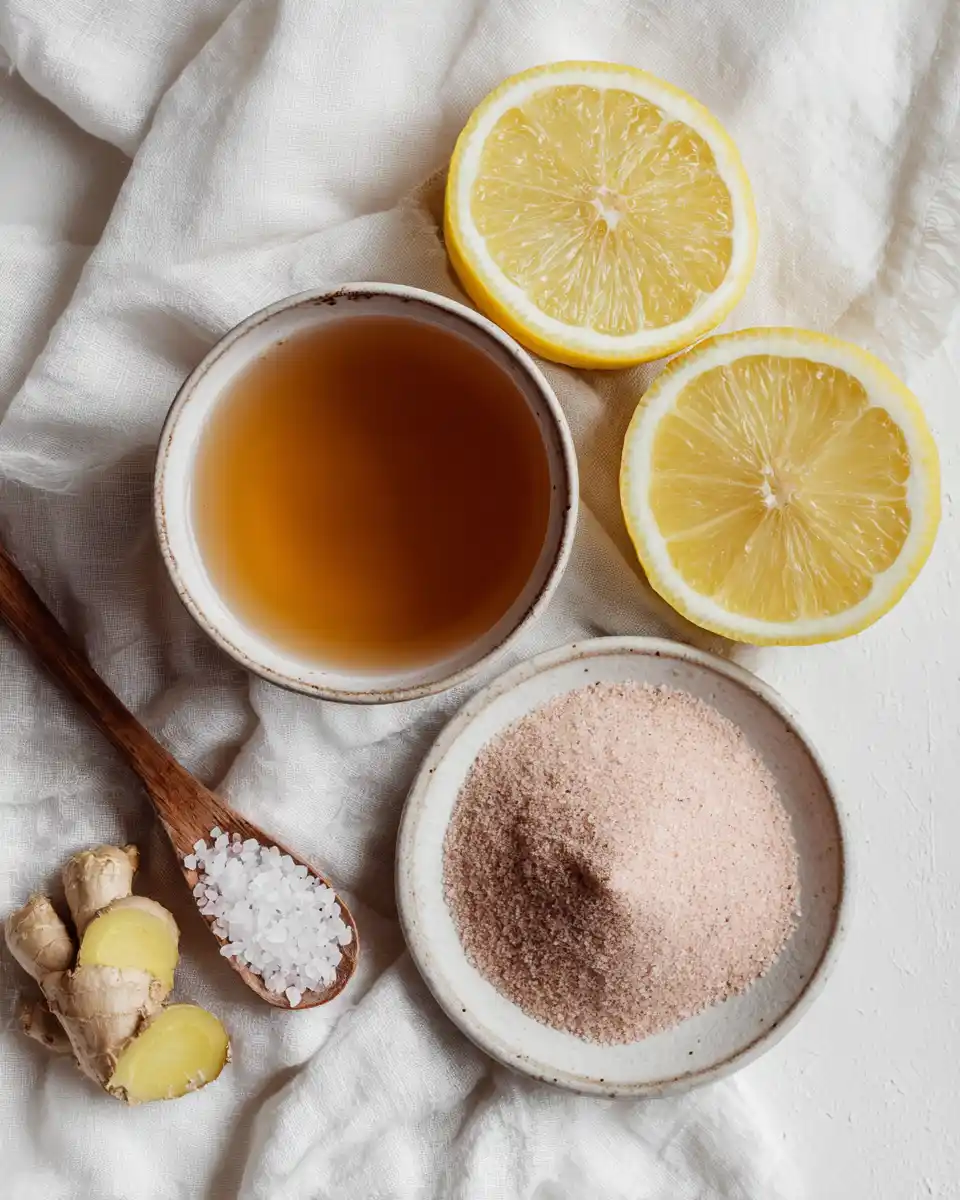zepbound drink weight loss ingredients flat lay