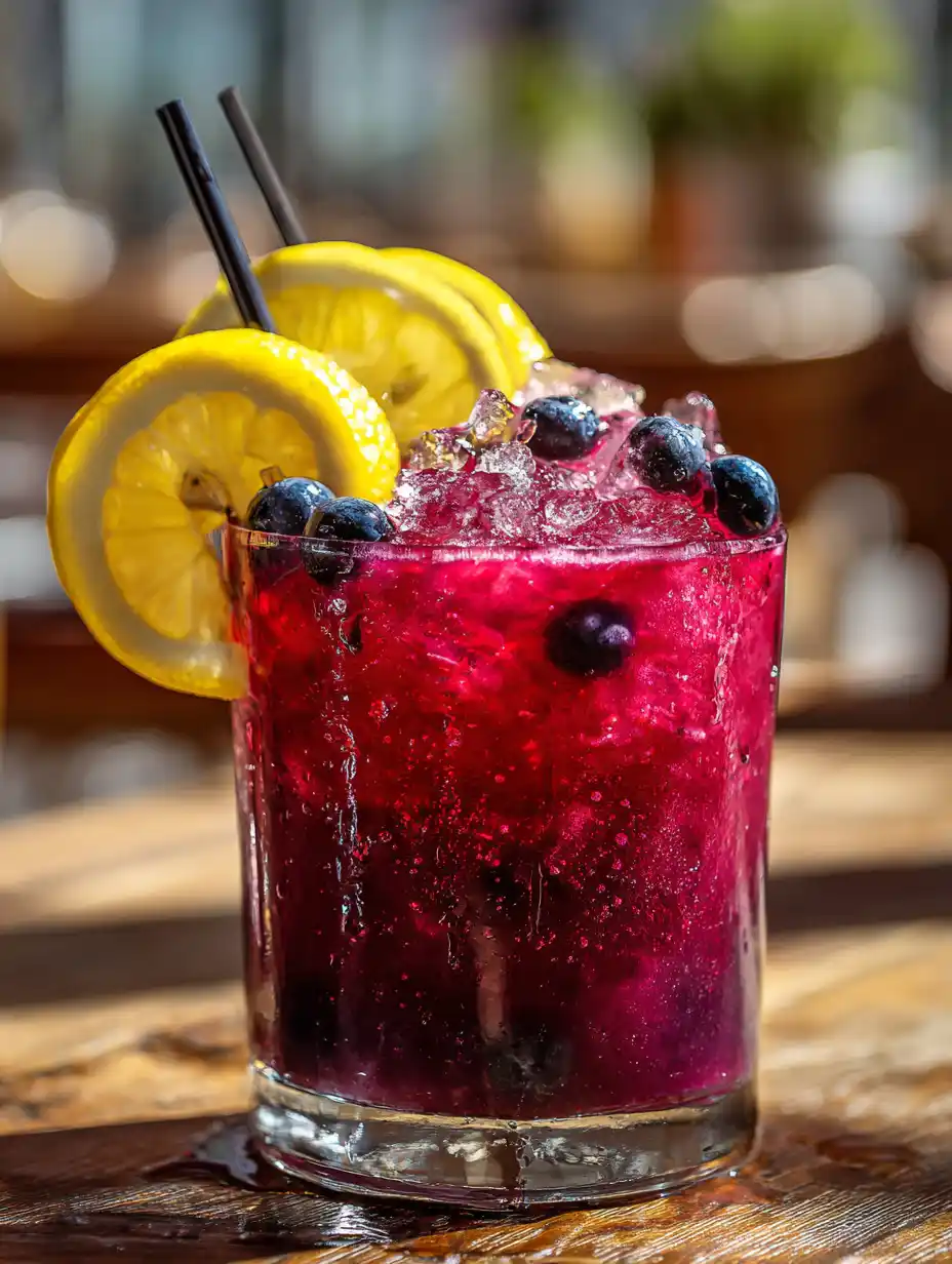 Blended Electric Berry Lemonade – Shocking Flavor Without the Crash