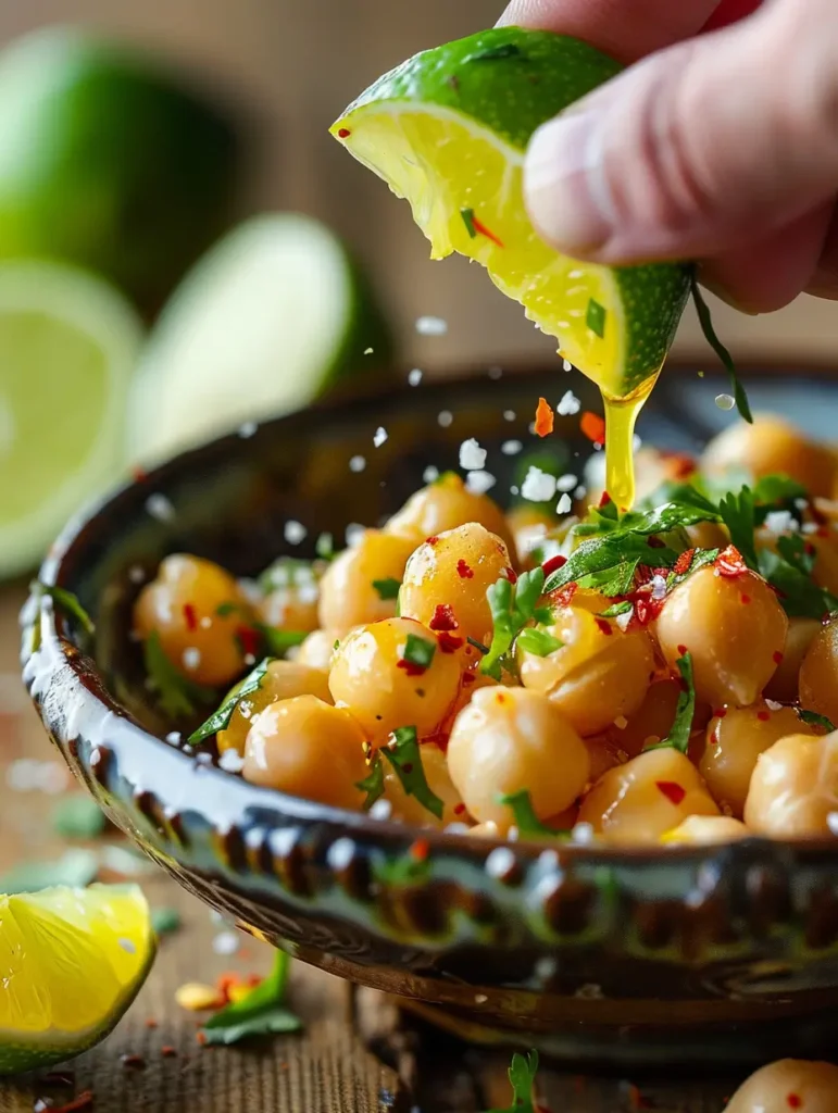 final quick recipe jalbiteworldfood chickpea snack with lime and chili