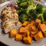 Wegovy-friendly balanced dinner plate